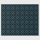 Abstract Herhalend Patroon Geometrische Eclipse Li Cadeaupapier (Vlak)