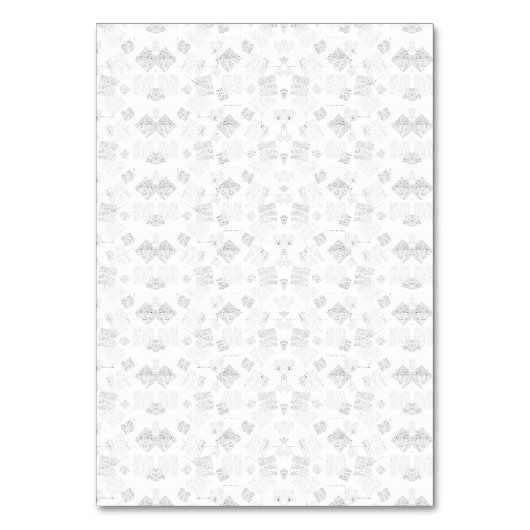 Abstract herhalend patroon van gestileerde vormen  kaart (Voorkant)