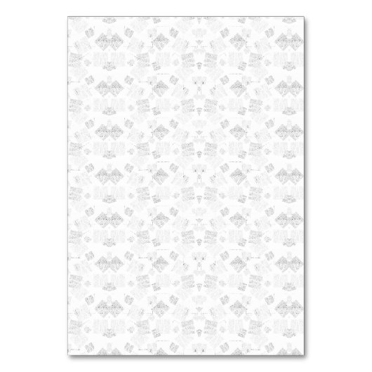 Abstract herhalingspatroon van gestileerde vormen kaart (Achterkant)