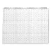 Abstract herhalingspatroon van gestileerde vormen  kalender (Hoes)