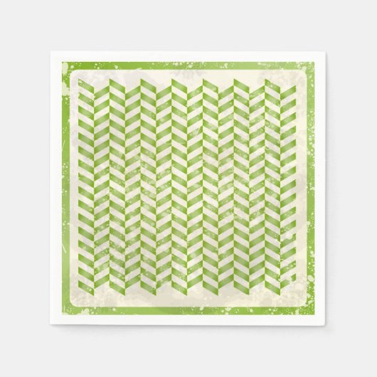 Abstract herringbone in griekenland servet (Voorkant)