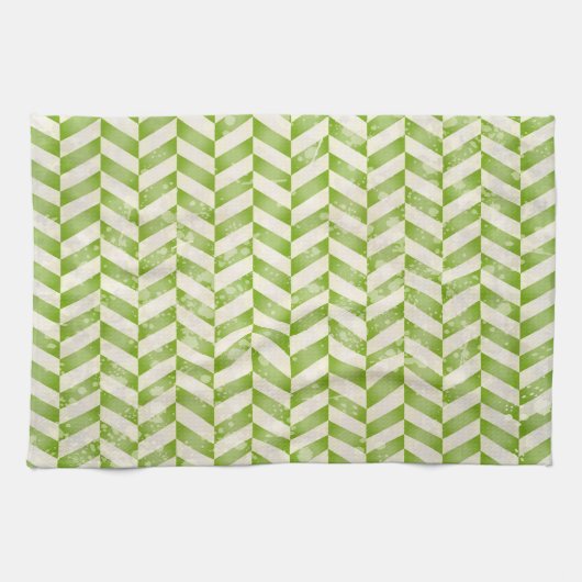 Abstract herringbone in griekenland theedoek (Horizontaal)
