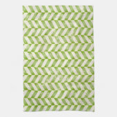 Abstract herringbone in griekenland theedoek (Verticaal)