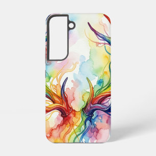 Abstract herten gewei regenboog Samsung hoesjes Galaxy Hoesje