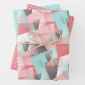 Abstract Heup Modern Geometrisch Kunstpatroon Inpakpapier Vel (In situ)