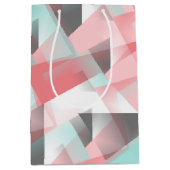 Abstract Heup Modern Geometrisch Kunstpatroon Medium Cadeauzakje (Voorkant)
