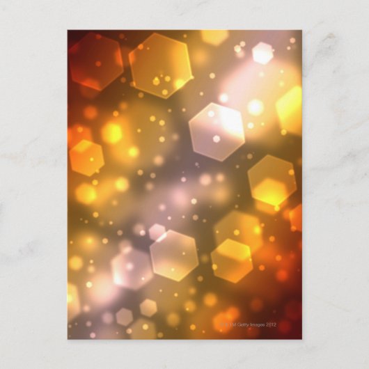 Abstract Hexagon Briefkaart (Voorkant)
