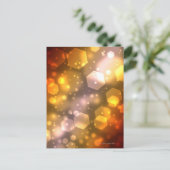 Abstract Hexagon Briefkaart (Staand voorkant)