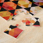 Abstract hexagon grafisch ontwerp legpuzzel (Zijkant)