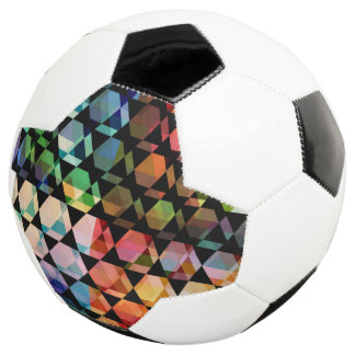 Abstract hexagon grafisch ontwerp voetbal
