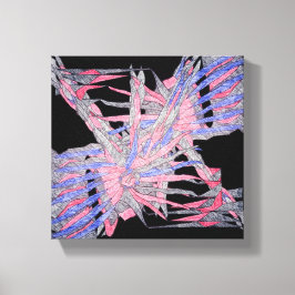 Abstract Hidden Harmony Canvas Afdruk