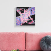 Abstract Hidden Harmony Canvas Afdruk (Insitu (Woonkamer))