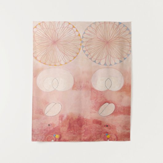 Abstract Hilma af Klint – de tien grootste nummer Wandkleed (Voorkant)