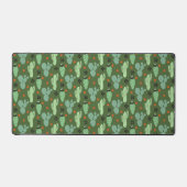 Abstract Hipster Cactus Desert Patroon Bureaumat (Voorkant)