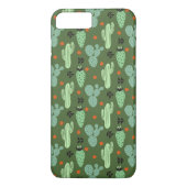 Abstract Hipster Cactus Desert Patroon Case-Mate iPhone Case (Achterkant)