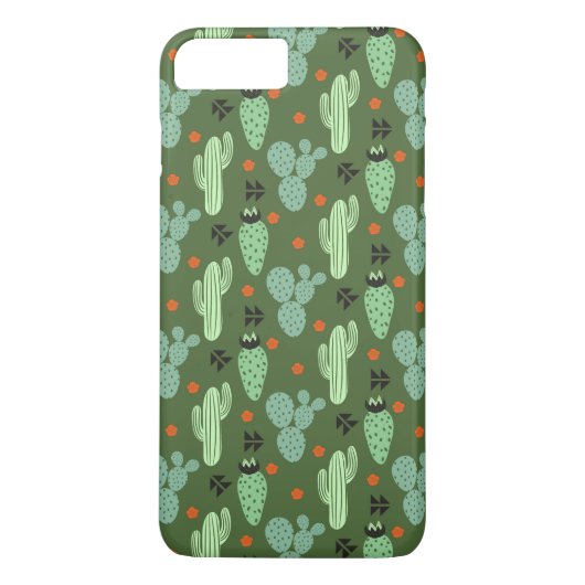 Abstract Hipster Cactus Desert Patroon Case-Mate iPhone Case (Achterkant)