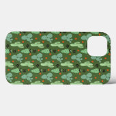 Abstract Hipster Cactus Desert Patroon Case-Mate iPhone Case (Achterkant (horizontaal))