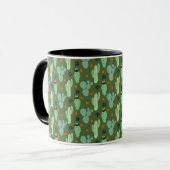 Abstract Hipster Cactus Desert Patroon Mok (Voorkant links)
