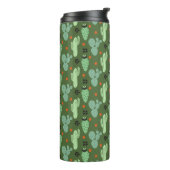 Abstract Hipster Cactus Desert Patroon Thermosbeker (Gedraaid links)