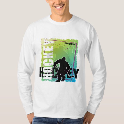Abstract Hockey (mannen) T-shirt (Voorkant)