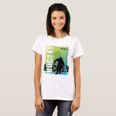 Abstract Hockey (vrouw) T-shirt (Voorkant volledig)