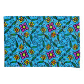 Abstract hoesje van Floral Kussensloop (Voorkant)