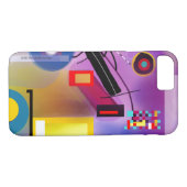 Abstract hoesje van Kandinsky Geïnspireerde iPhone (Achterkant (Horizontaal))