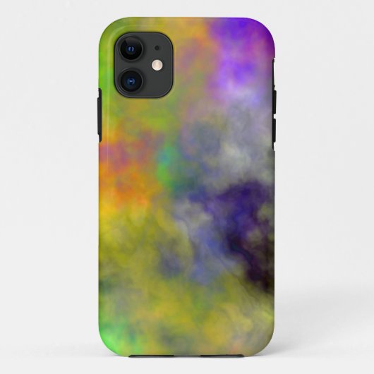 Abstract hoesje voor iPhone met gemarmerde Sky voo (Achterkant)
