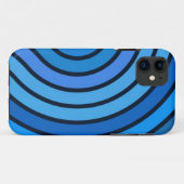 Abstract hoesje voor zwarte en blauwe krommen (Achterkant (horizontaal))