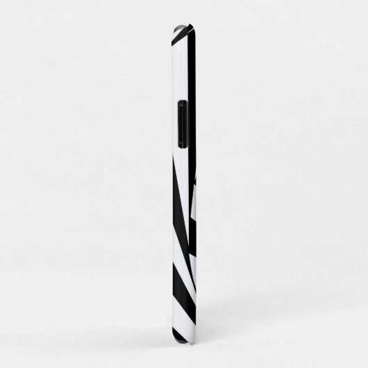 Abstract Hoesje voor zwarte en witte ronddraaiing  (Achterkant/rechts)