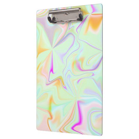 Abstract hologram Faux kleurrijk patroon Klembord (Links)