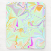 Abstract hologram Faux kleurrijk patroon Muismat (Voorkant)