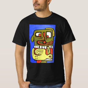 Abstract hondengezicht t-shirt