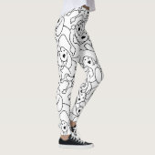Abstract hondenontwerp leggings (Rechts)