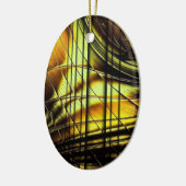 Abstract Honeygold Ornament (Links)