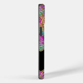 Abstract Hot Pink Paars Gold Case-Mate iPhone Case (Achterkant / Rechts)