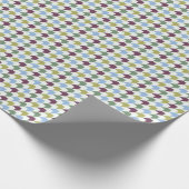 Abstract Houndstooth-Geïnspireerd Geometrisch Patr Cadeaupapier (Hoek)