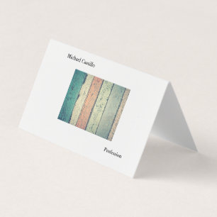 Abstract Hout Zwart Wit Minimalistisch Modern Visitekaartje