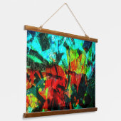  abstract houten bekleed wandtapijt, rustig hangend wandkleed (Gebogen)