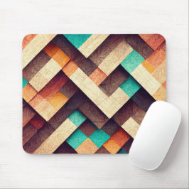 Abstract houten weefsel muismat