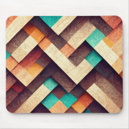 Abstract houten weefsel muismat