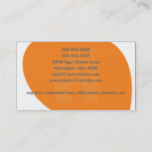 Abstract huis Visitekaartje onroerend goed (Achterkant)