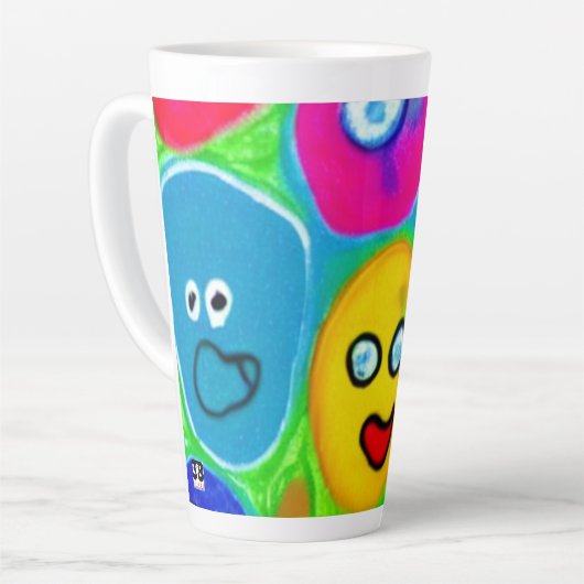 Abstract huisdierengesteente latte mok (Linkerhoek)