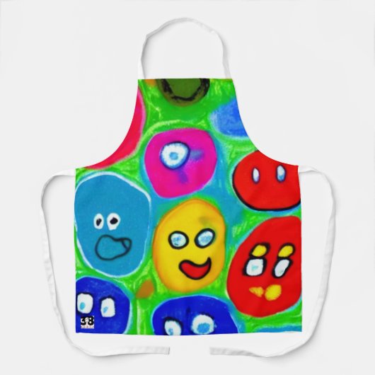 Abstract huisdierengesteente schort (Voorkant)