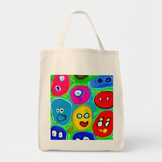 Abstract huisdierengesteente tote bag (Voorkant)