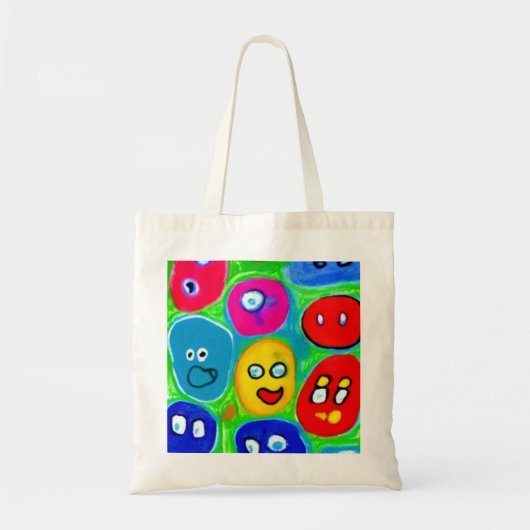 Abstract huisdierengesteente tote bag (Voorkant)