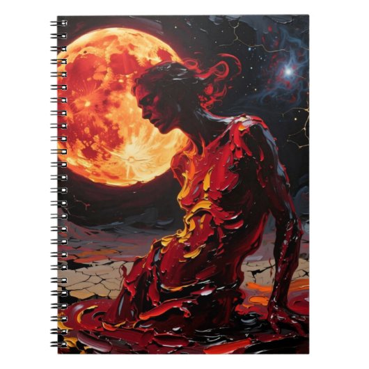 Abstract Human & Imaginary World Photo Notebook Notitieboek (Voorkant)