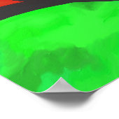 Abstract - Hut in het bos Poster (Hoek)