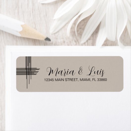 Abstract huurlabel etiket (Insitu)