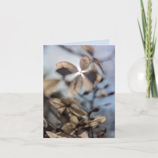 Abstract Hydrangea Kaart (Voorkant)